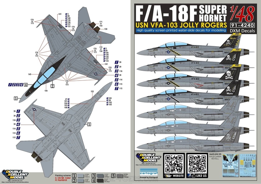 USN F A 18F VFA 103 Jolly Rogers