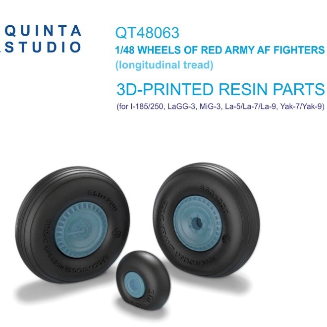 Red Army AF fighters wheels Quinta Studio QT48063 1:48