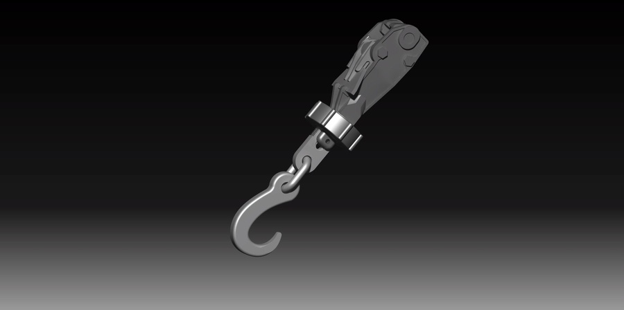 US Navy aircraft tie down in locked position