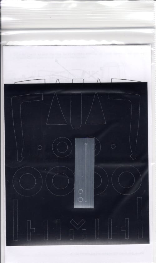 A10A canopy, wheel masks