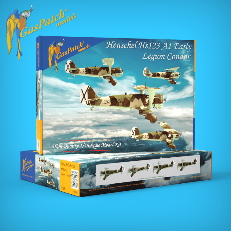 Henschel Hs123a1 Spanish Civil War Legion Condor Kits The48ers Com