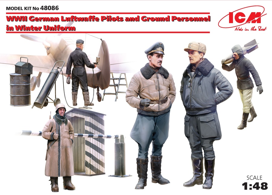 Black Dog 1/48 German Luftstreitkrafte Pilot in Winter Outfit WWI A48005