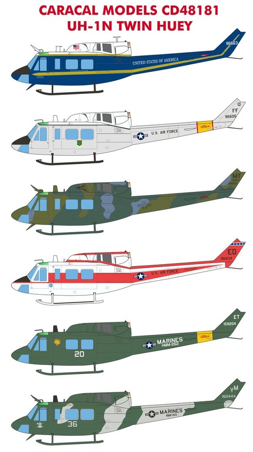 Details about   Decals Bell UH-1C US Marines
