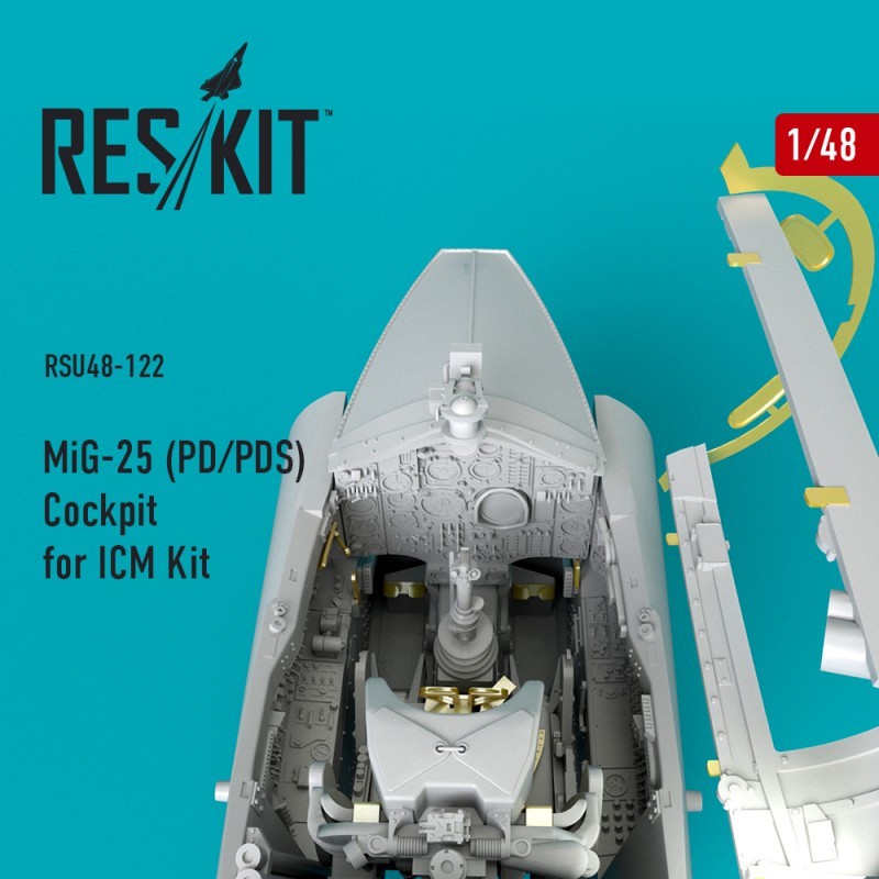 PD/PDS Details about   Reskit RSU48-0122 MiG-25 Cockpit for ICM scale model 1:48 plastic kit