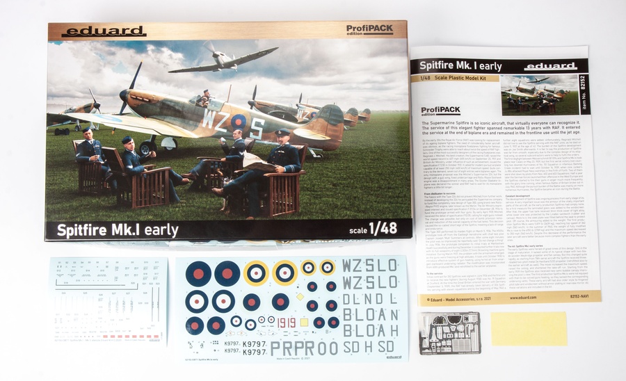 # SS214 Eduard 1/72 Spitfire Mk.I PRE-PAINTED IN COLOUR 