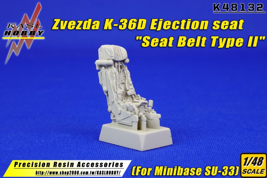 Details about   KASL Hobby 1/48 Zvezda K-36D Ejection seat Seat Belt Type II for MINIBASE SU-33