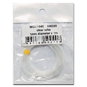 Clear tube 1mm diameter x 1m