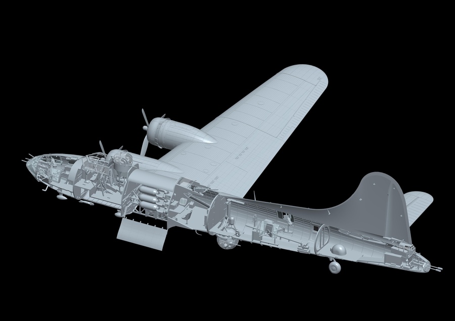 Eduard Space 3DL48020 1/48 Boeing B-17F Flying Fortress HKM 