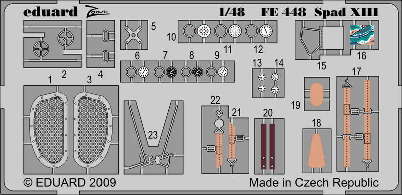 New Products :: Spad XIII Weekend cockpit detail set