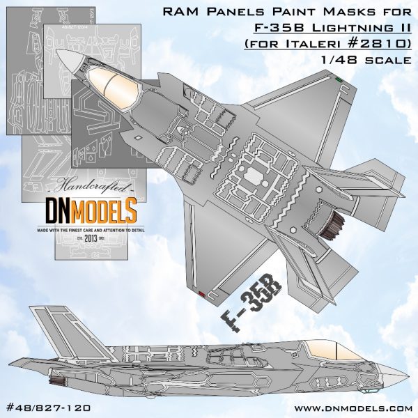 F-35B Lightning II RAM panels paint masks set