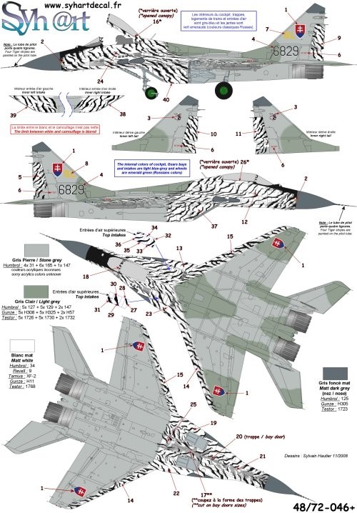 Mig-29 Fulcrum 6829 