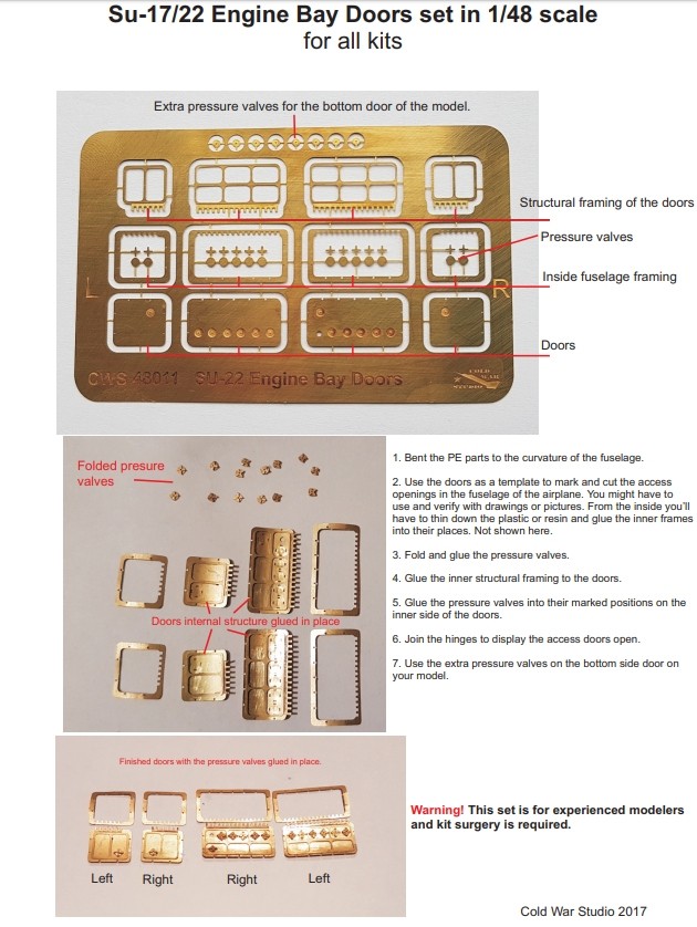 Su17/Su22 engine bay doors