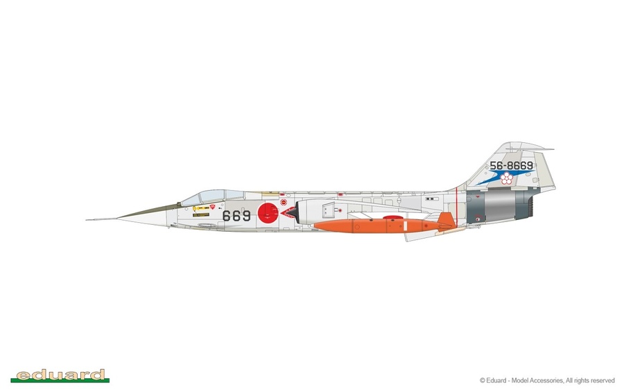 Eduard 1/48 Eiko F-104J Upgrade Set # 481002