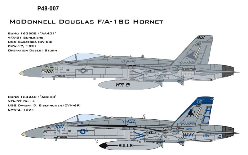 Hobby Master 1/72 HA3501 F/A-18C Hornet VFA-81 Sunliners USS Saratoga NEW Comme neuf