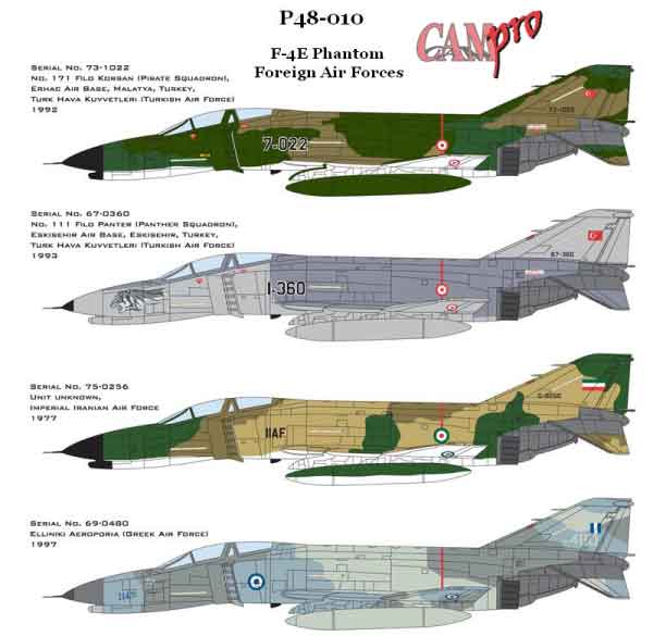 F-4E Phantom Ii Greek, Turkish, Iranian