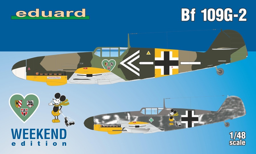 Eduard 1/48 Modèle Kit 84173 Messerschmitt Bf-109G-6 Weekend Edition 