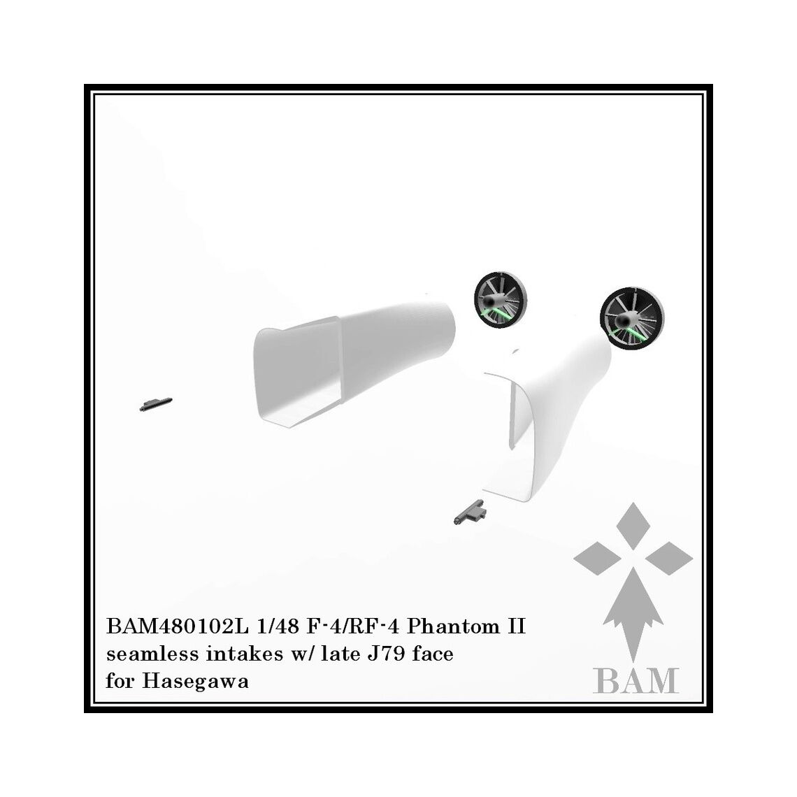 F-4/RF-4 Phantom II (all types) intakes (late)