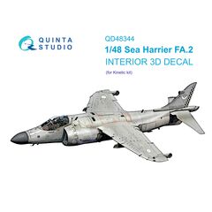 Sea Harrier FA.2 3D-Printed & coloured Interior on decal paper