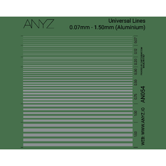 Universal Lines 0.07mm - 1.50mm (Aluminium)