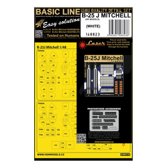 B-25J Mitchell (white) - basic line