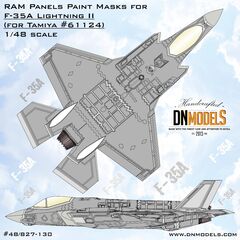 F-35A Lightning II RAM Panels “Early Version” paint masks set