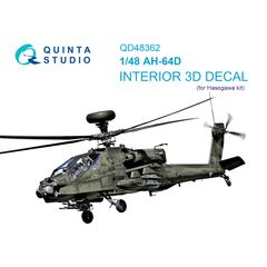 AH-64D 3D-Printed & coloured Interior on decal paper