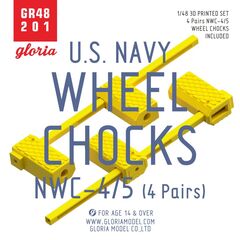 U.S. NAVY Wheel Chocks NWC-4/5 (4 Pairs)