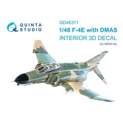 F-4E with DMAS 3D-Printed & coloured Interior on decal paper