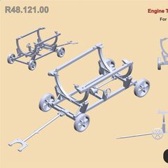 Engine transportation stand