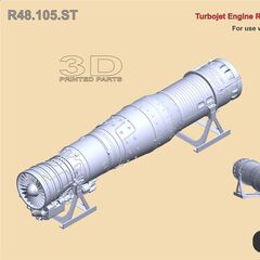 ​Turbo Jet Engine R-13F-300 with stand