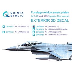 F-16 block 30/32 reinforcement plates