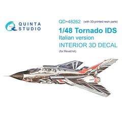 Tornado IDS Italian 3D-Printed & coloured Interior on decal paper (with 3D-printed resin parts)