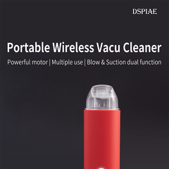 Portable wireless vacu cleaner DSPIAE HC-V