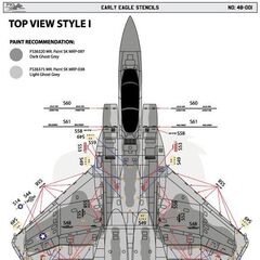 Early F-15 Eagle stencils