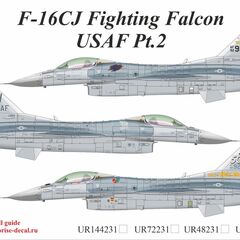 F-16CJ Fighting Falcon USAF Pt.2