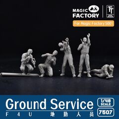 Ground service crew set Magic Factory 7507 1:48