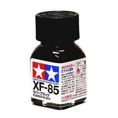 XF-85 Rubber Black - Enamel Paint Mini (Flat) 10 ml Tamiya 80385