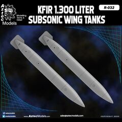 Kfir 1.300 Litters subsonic wing tank (two per set)