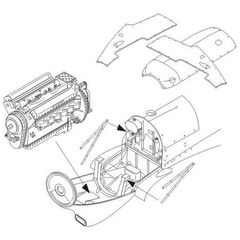 Spitfire Mk.Vb Trop – Engine set