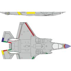 F-35B RAM coating mask set