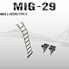 Mig-29 Boarding ladder and wheel chocks (Type 1)