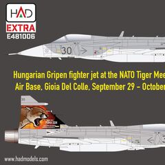 JAS-39 Gripen Tigermeet 2023 HUNAF decal sheet