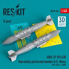 GBU-31 (V) 4/B thermally protected bombs U.S. Navy (2 pcs)(3D Printed)