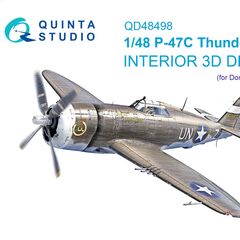 P-47С Thunderbolt 3D-Printed & coloured Interior on decal paper