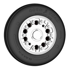 F-16 LWG (Light Weight Gear) Wheel & Tire Set, Gen 1