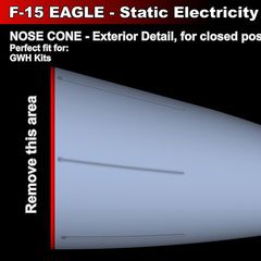 F-15 Nose Cone – Radome W/ Static Electricity Conductors