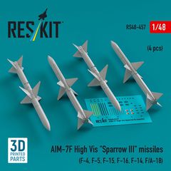 AIM-7F High Vis "Sparrow III" missiles (4 pcs)