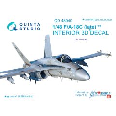 F/A-18C (late) 3D decal set