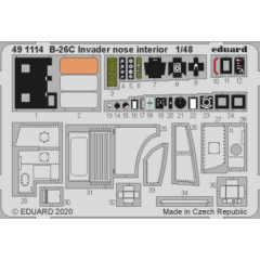 B-26C Invader nose interior