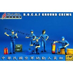 ROCAF Ground crews KASL Hobby K48022 1:48